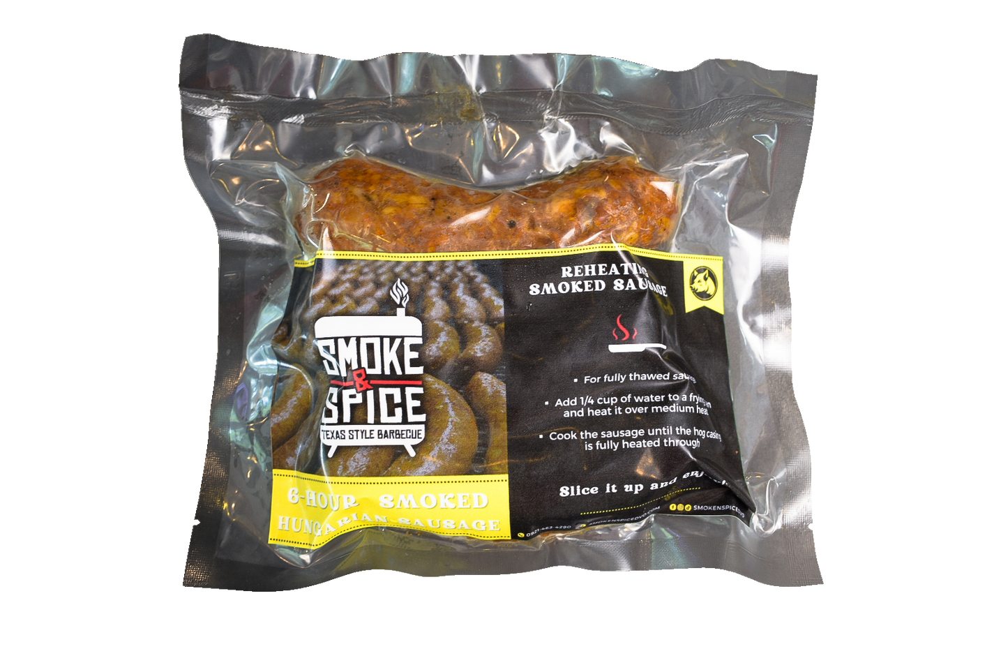 Frozen 6 Hour Smoked Jalapeño Cheese Sausage (3 pcs)