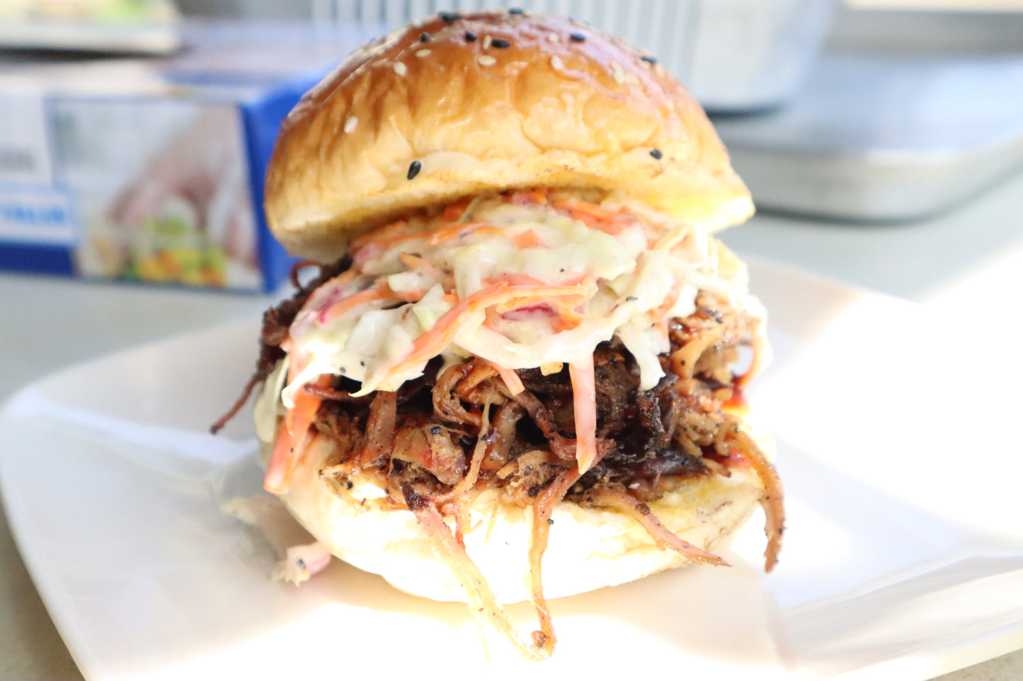 10 Hour Smoked Pulled Pork Sandwich ala carte