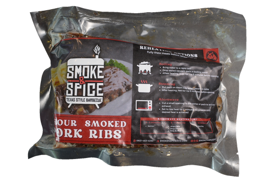 Frozen 7-hour Smoked Pork Ribs